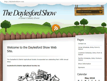 Tablet Screenshot of daylesfordshow.com